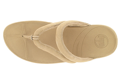 2013filflop正品专柜新款 Whirl 反毛绒人字拖 绒皮塑身女鞋拖鞋