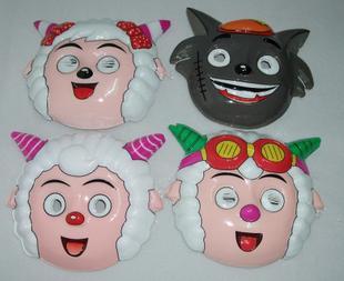 亲子玩具 塑料面具 喜羊羊 灰太狼 面具 促销活动礼品