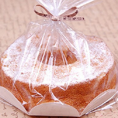 加厚8寸戚风蛋糕包装盒包装袋 吐司袋 纸杯蛋糕盒1只入送金扎丝