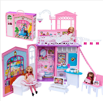 彡乐吉儿梦幻甜甜屋H36A 女孩玩具 芭比娃娃益智过家家套装礼盒