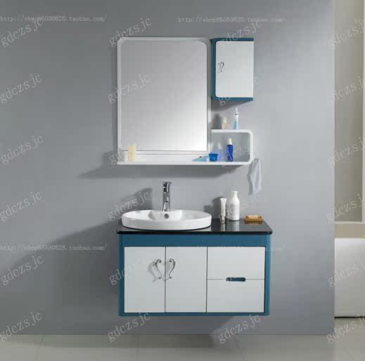 正品全新欧式橡木浴室柜/现代实木洗脸盆镜柜组合
