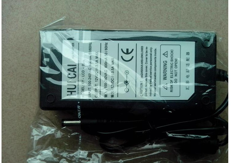 全新汇彩19-24寸液晶显示器用电源适配器12V4A（配线）