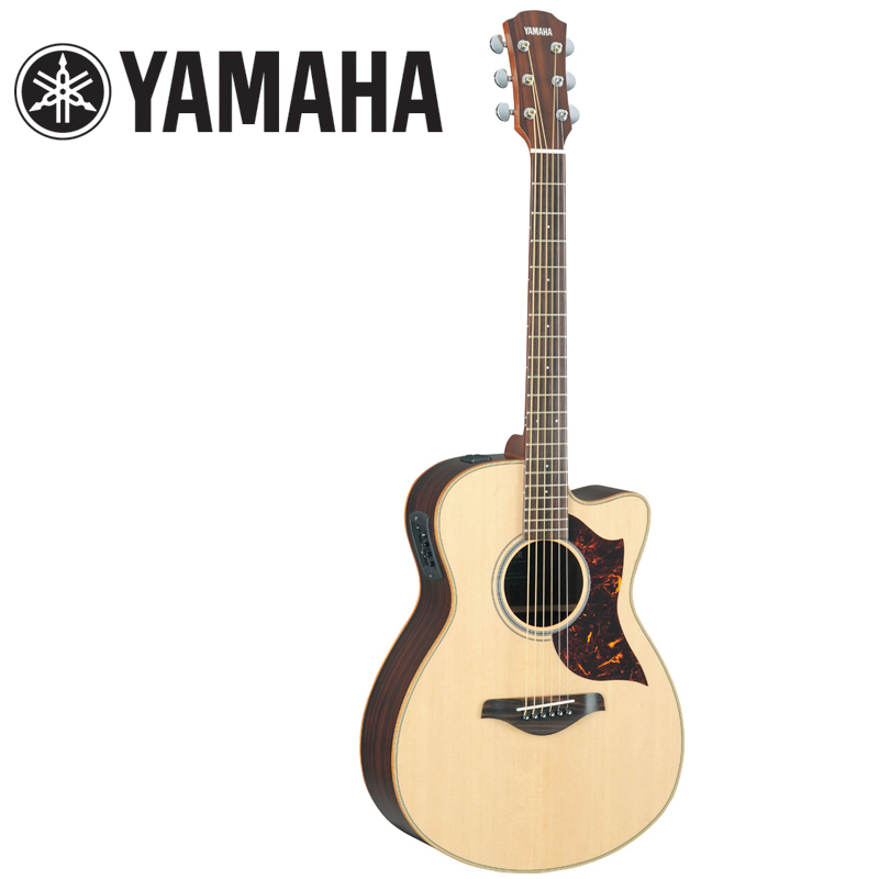 官方授权Yamaha雅马哈AC1R高级云杉单板电箱缺角民谣吉他送大礼