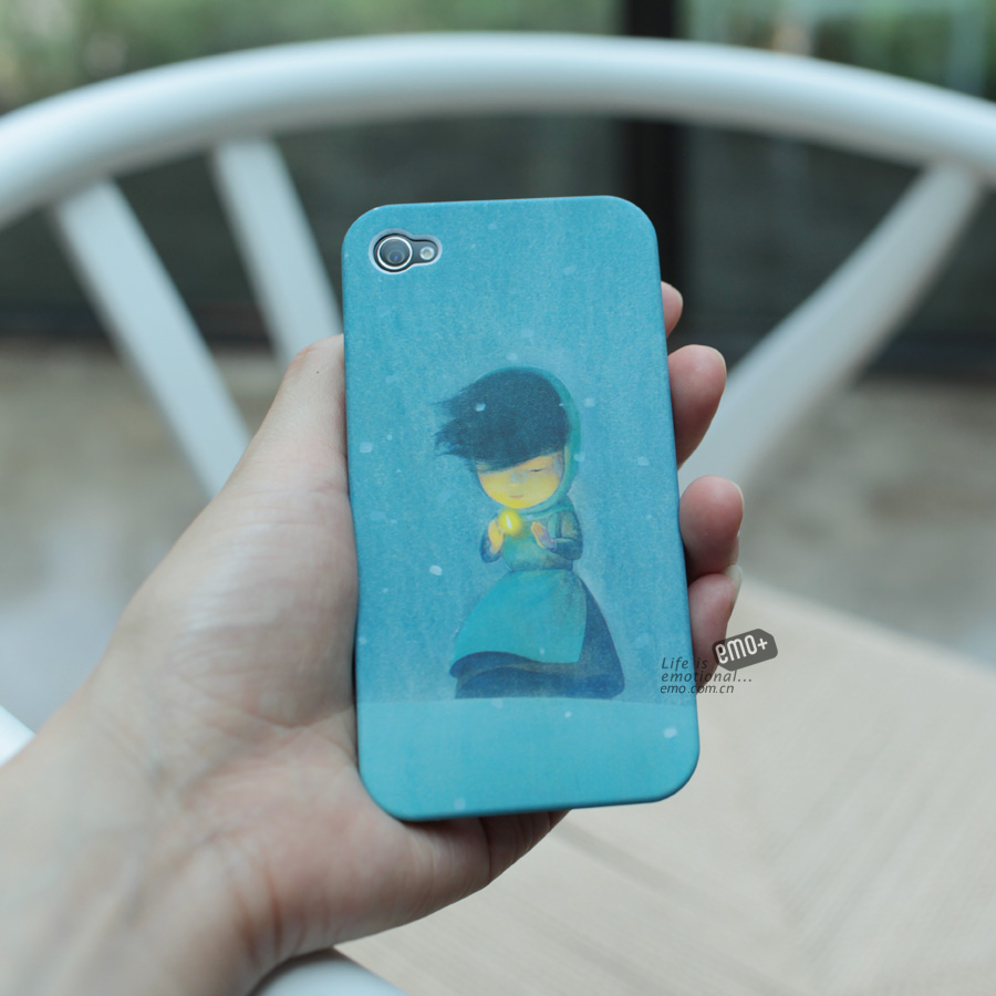 刘野限量版iPhone4/4s手机壳-美人鱼 苹果创意手机保护壳