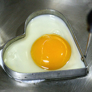 创意厨房用品不锈钢心形煎蛋锅煎蛋器烘焙工具煎蛋圈饭团煎蛋模具