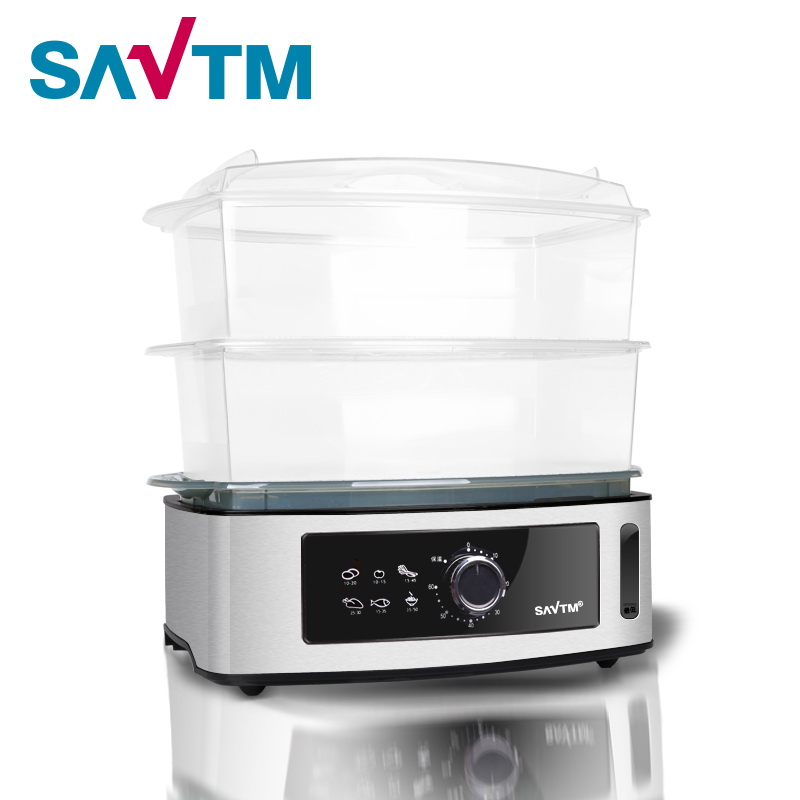 SAVTM/狮威特 FS220-11M00-2 不锈钢电蒸锅电蒸笼二层 超大容量