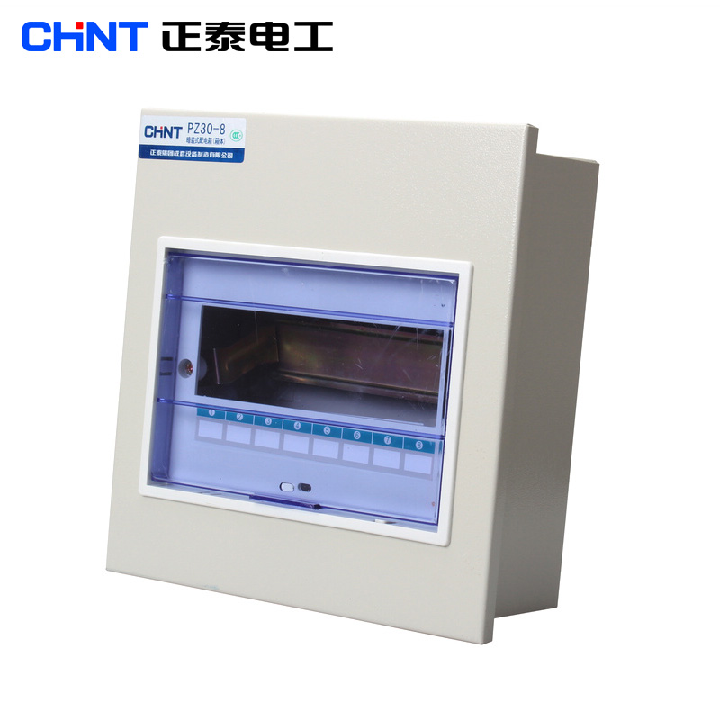 CHNT/正泰配电箱 低压照明箱 家用断路器布线箱 PZ30- 8回路 暗装