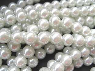 手工串珠 diy饰品配件 3---18MM人造珍珠 玻璃仿珍珠 白色 促销