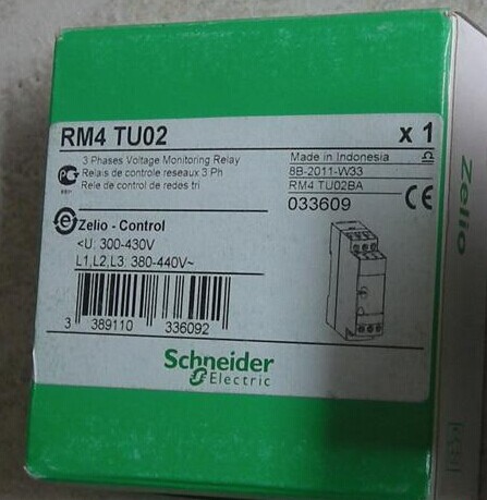 原装正品施耐德 三相电源控制器 缺相过欠压相序保护器 RM4TU02