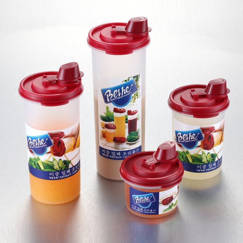 油壶套装塑料防漏油瓶调料壶控量壶耐冷耐热酱油瓶蜜蜂炼奶罐厨房