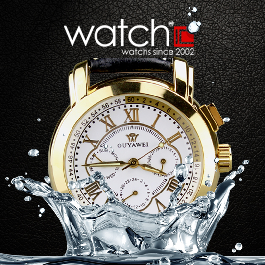 限时抢购欧亚威正品防水男士手表商务精钢机械表男表全自动机械表