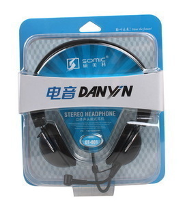 danyin/电音 DT-801电脑耳机耳麦头戴式潮游戏耳机带麦克风话筒