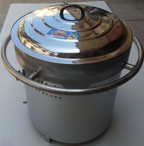 商用生煎炉燃气生煎包炉子水煎包旋转煎包机煎包锅煎包炉子48厘米