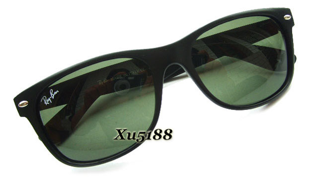 正品太阳镜 男女复古偏光太阳眼镜2140 砂黑框墨绿片