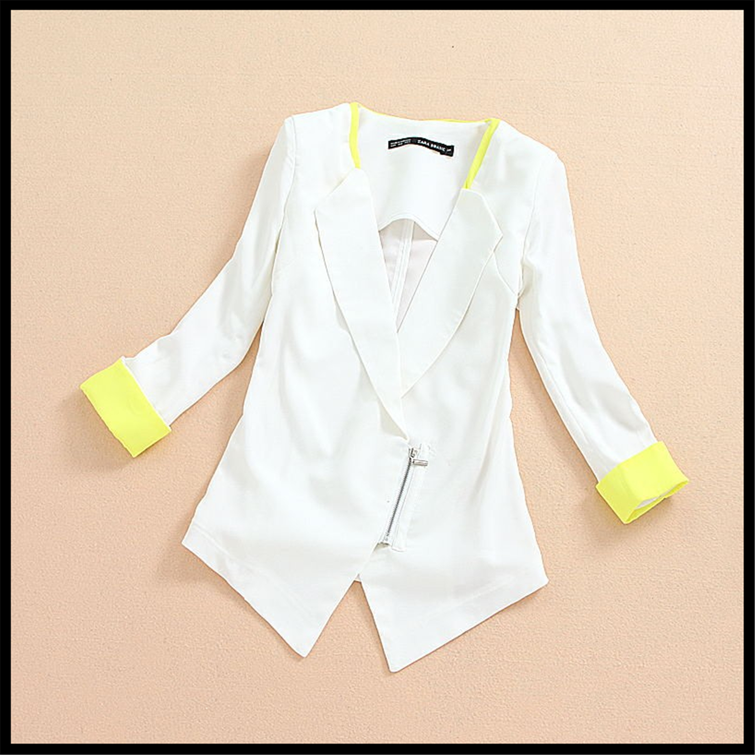 女装夏装2015新款修身大码小西服外套韩版女士中长款西装特价PF52