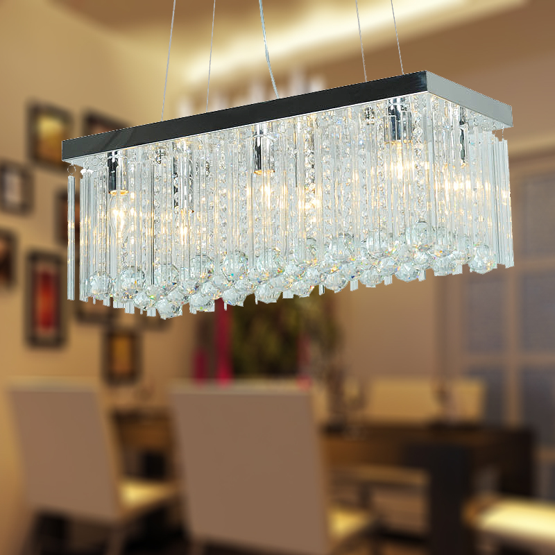 尚朵 国产K9水晶灯餐厅 灯具led水晶吊灯创意饭厅灯饰餐吊 灯包邮