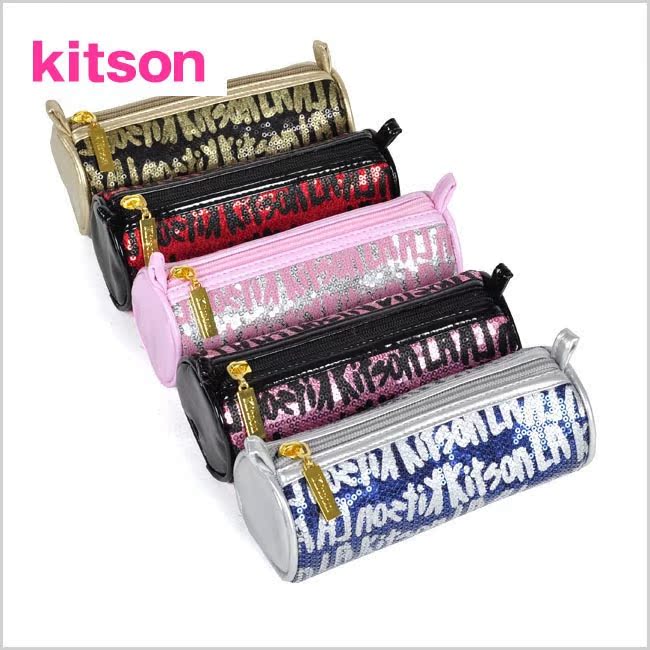 特价正品美国大牌KITSON新款日本人气多色 亮片 珠片笔袋 KT9123