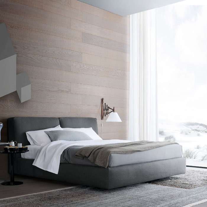 简约现代布艺床北欧布床小户型1.8米双人床婚床可拆洗储物软床1.5