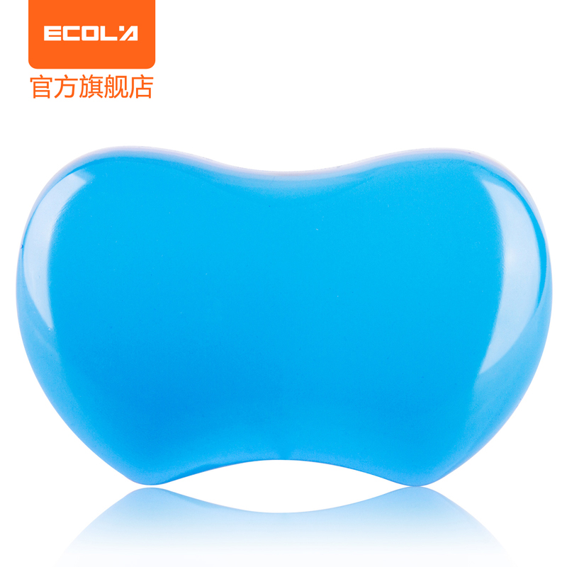 ECOLA 人体工学水晶硅胶鼠标垫护腕垫 创意可爱 鼠标手枕护腕托