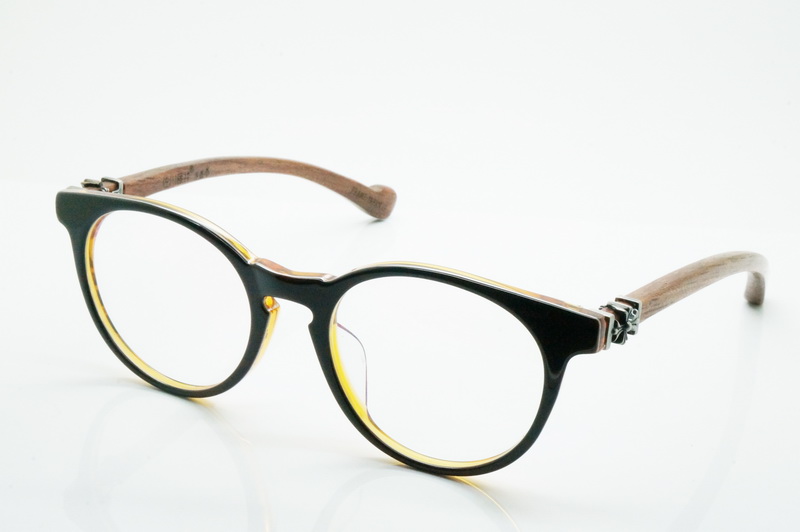 正品佐川藤井超轻超薄原木腿板材品牌眼镜可以配近视7423D