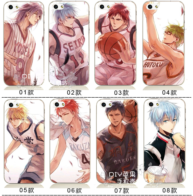 苹果iPhone4S/5S 6手机壳 6plus黑子的篮球 赤司征十郎 黄濑凉太