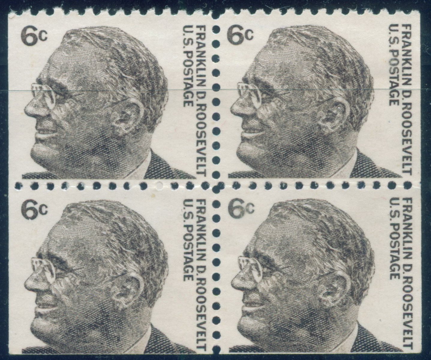 美国·普通邮票·美国名人1965-1978（21-8a）富兰克林·罗斯福