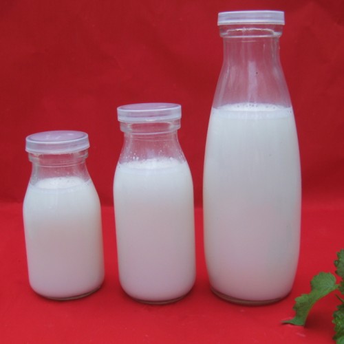 特价透明牛奶瓶 500ml 250ml 酸奶瓶子 果汁保鲜瓶 玻璃瓶
