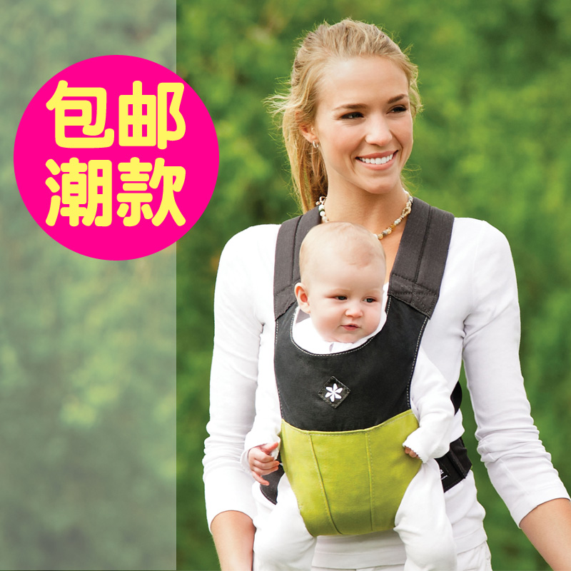 美国婴儿背带夏季透气款宝宝双肩背带省力新生儿背袋前抱式多功能
