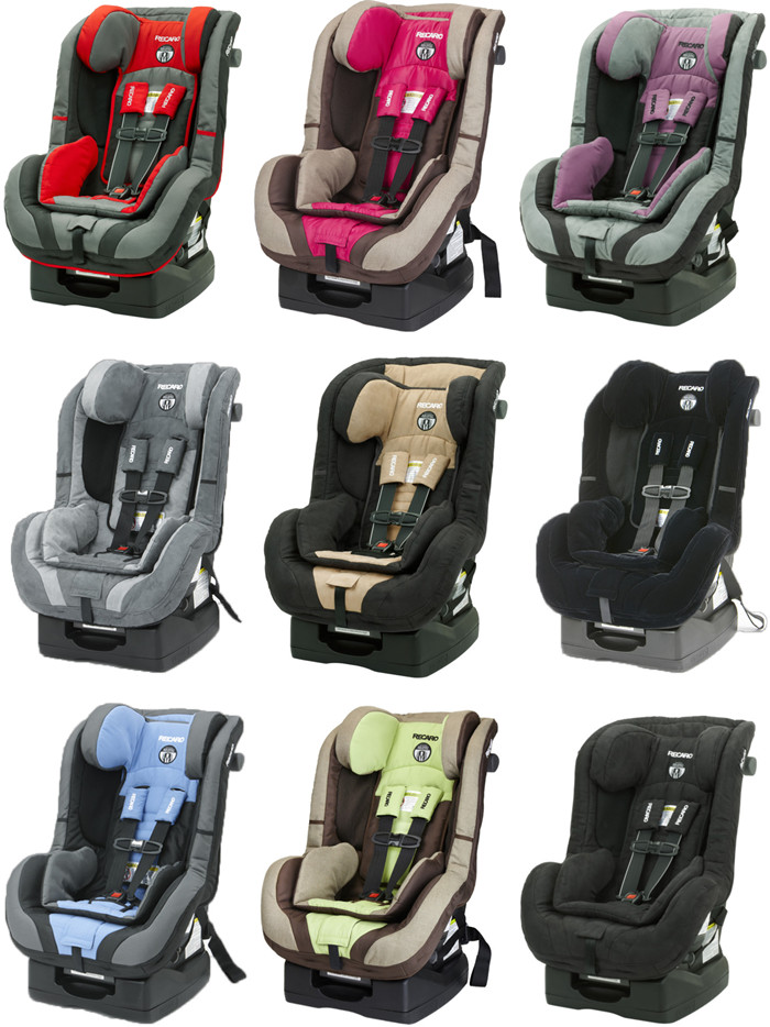 美国直送RECARO ProRIDE 0-8岁儿童汽车安全座椅支持ISOFIX LATCH