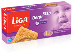 荷兰原装Liga Biscuit 3段幼儿维他命小饼干12个月+直邮凑拍预定
