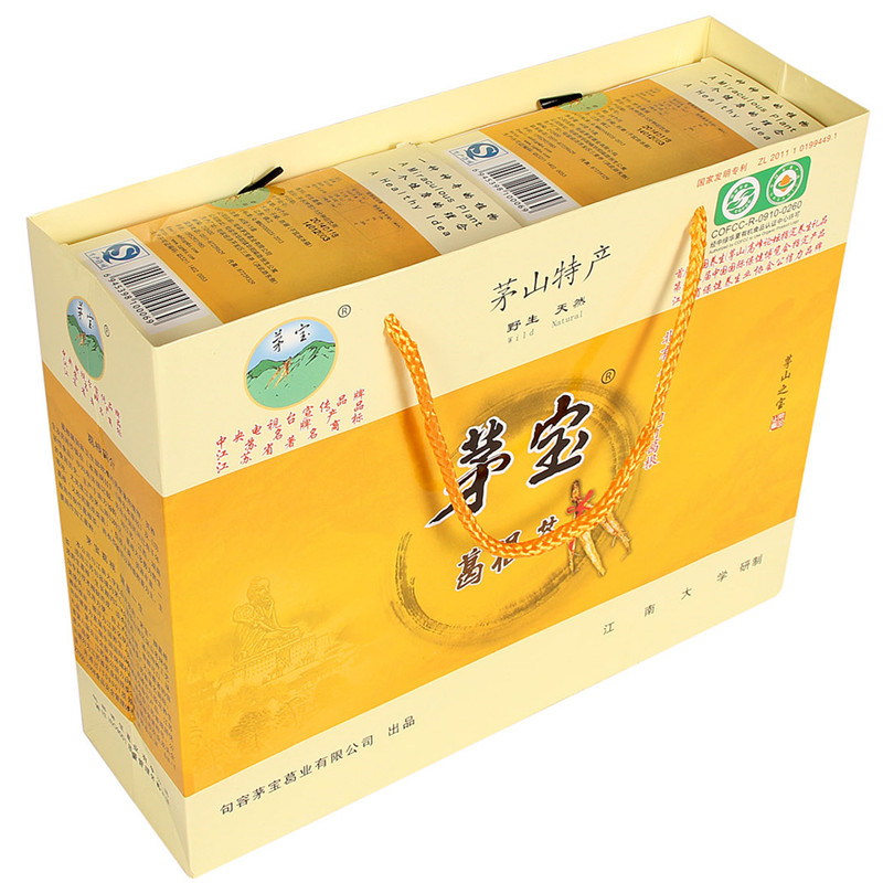 茅宝牌野生葛根茶有机食品茅山特产180克独立包装中秋节礼品茶