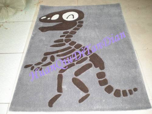 客厅卧室儿童地毯 卡通地毯Q-1404小恐龙/1.2*1.5米230元 包邮