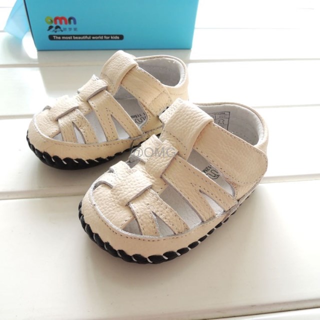 2015夏季外新款OMN真皮凉鞋男女宝宝婴儿学步鞋 舒适软底/4068