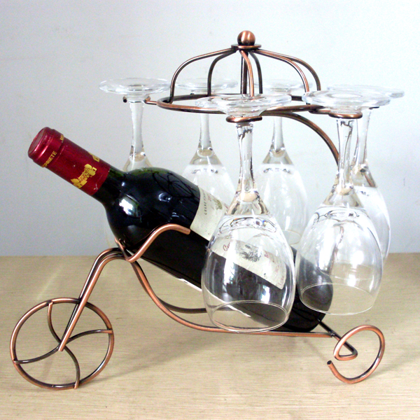 欧式家具 铁艺葡萄酒架 个性红酒架 吊杯架 酒杯架套装