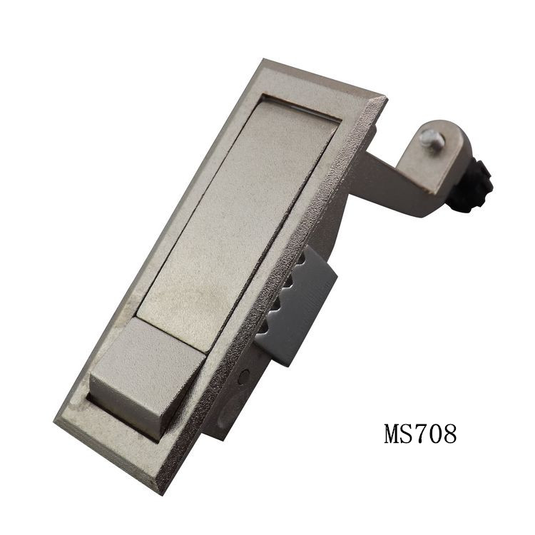 海坦专卖 MS708平面锁 配电箱机柜门锁 按钮弹出 黑白黄三色