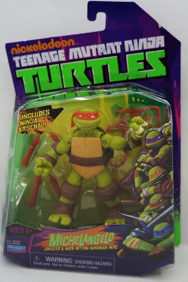 忍者神龟玩偶武器 麦克 双截棍 Teenage Turtles Michelangelo