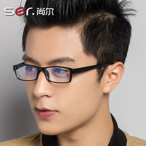 眼镜疲劳防辐射电脑平光护目镜专用全框韩版上网复古男电脑护目镜