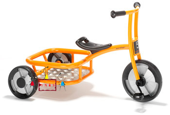 儿童童车 三轮车人力车幼教车可拉货幼儿车幼儿园用车载人载物车