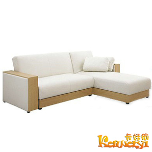 皮艺沙发床 日式组合沙发 宜家风格 收纳沙发床 转角沙发床