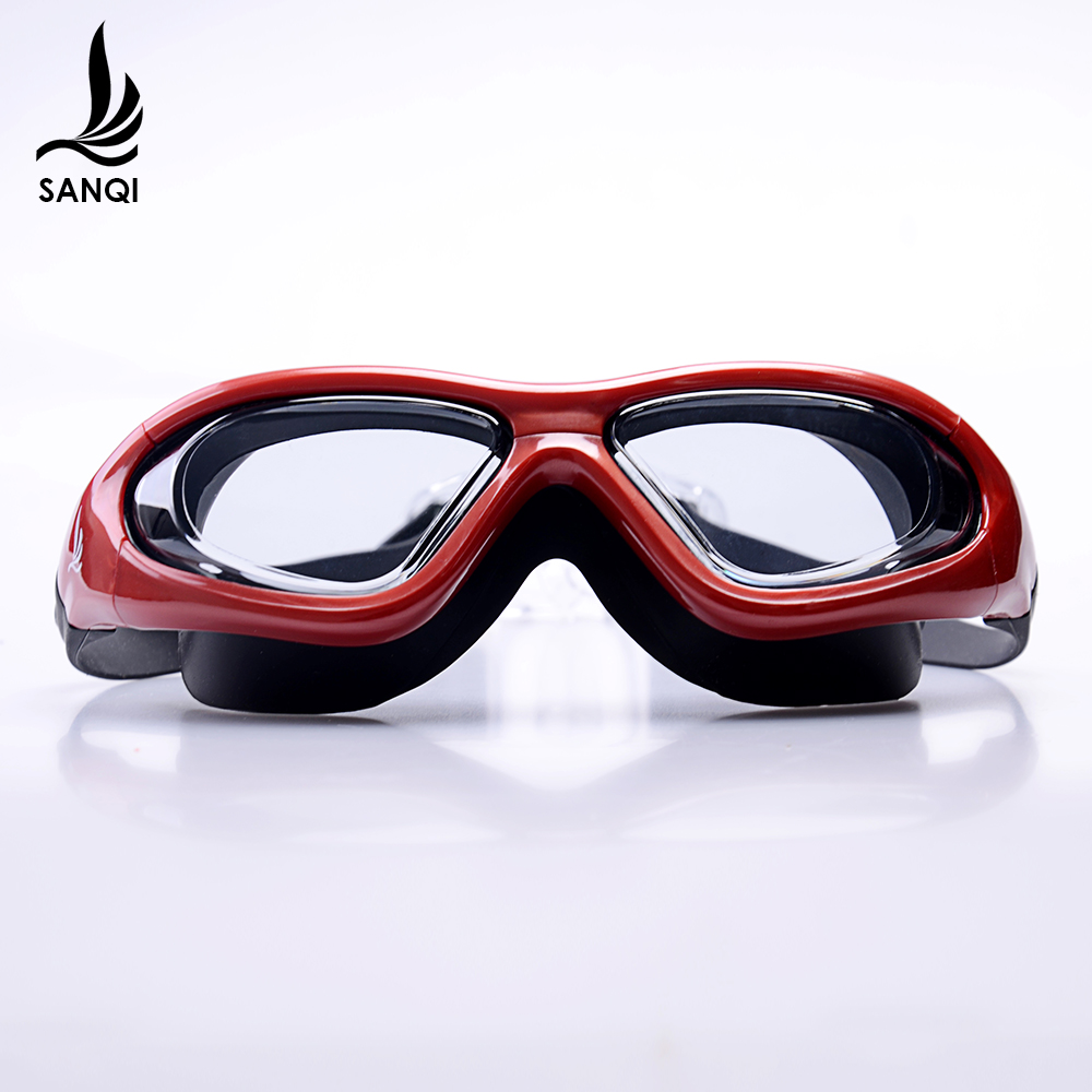 泳镜 三奇专柜游泳镜 防水防雾舒适大眼框游泳眼镜 SQ2968F 超酷