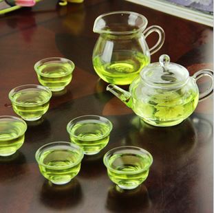 包邮整套茶具迷你功夫茶具套组透明玻璃茶壶茶艺红茶花茶壶茶道杯