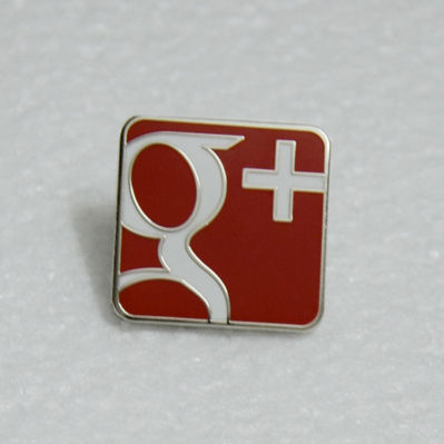 新Google+徽章 仿珐琅徽章 金属徽章