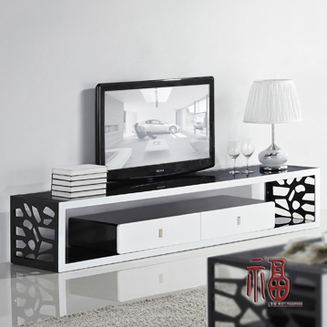 现代简约 电视柜组合 钢琴烤漆电视柜 时尚简约 金属电视柜