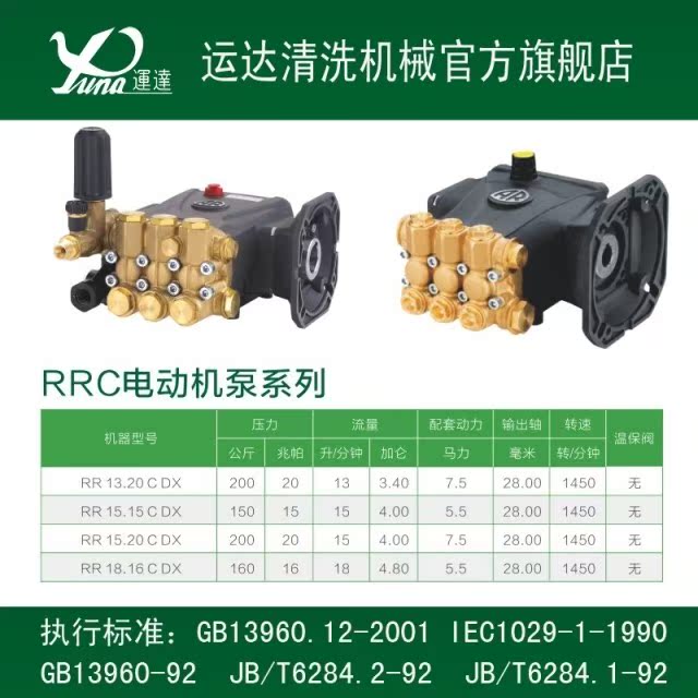 意大利原装进口AR超高压柱塞清洗机泵RRC电动机泵系列150-200公斤