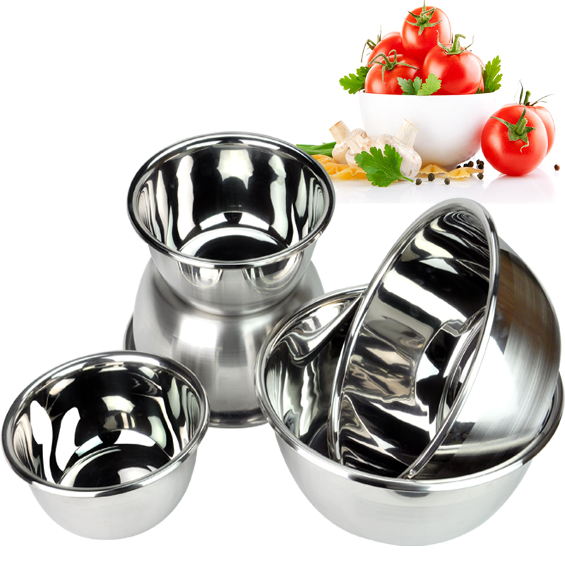 无磁加厚不锈钢盆 调料缸 打蛋盆 调料盆 和面盆 汤盆 洗菜盆盆子