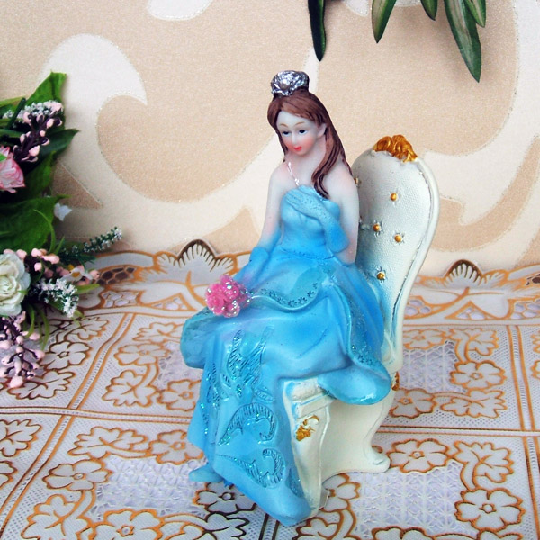 外销树脂工艺品摆饰摆件 漂亮优雅的公主 儿童节日玩具礼品