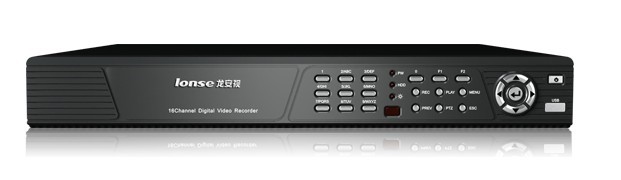 龙安视16路录像机 嵌入式硬盘录像机 DVR监控主机 高清录像机