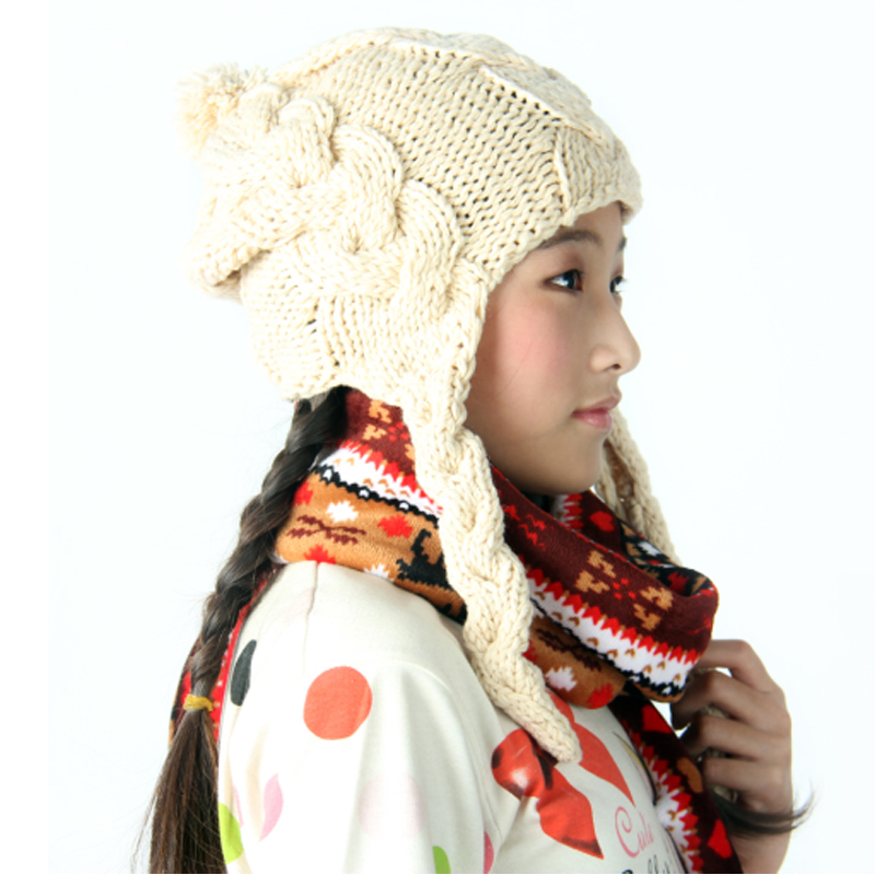 韩版潮帽子女冬天新款正品时尚保暖针织毛线帽棉线冬季帽子女