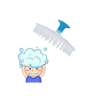 日本洗头刷头部按摩刷 头皮清洁洗发刷洗头梳按摩器洗头器
