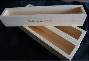 烘焙工具 展艺小吉饼干模 木制饼干整形器 压模 长方形木框饼干盒